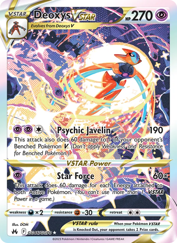 Deoxys VSTAR GG46 · Crown Zenith Galarian Gallery