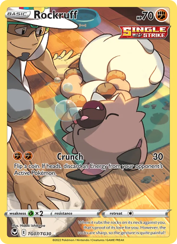 Rockruff TG07 · Silver Tempest Trainer Gallery