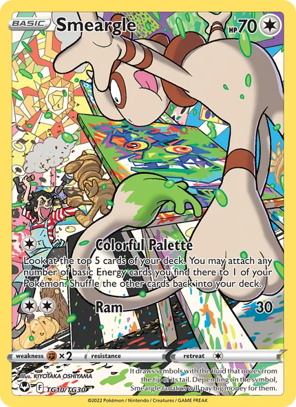 Smeargle TG10 · Silver Tempest Trainer Gallery