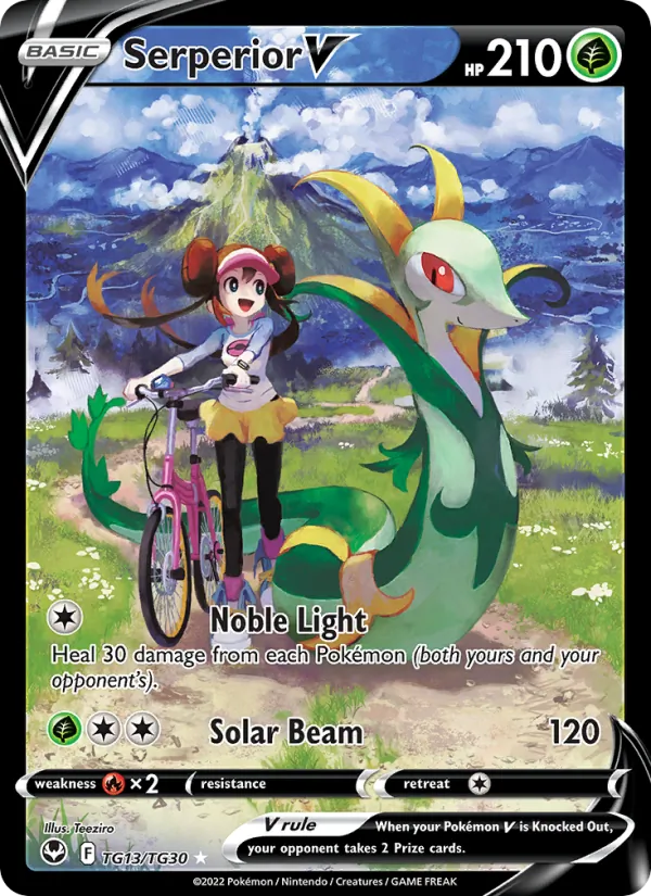 Serperior V TG13 · Silver Tempest Trainer Gallery