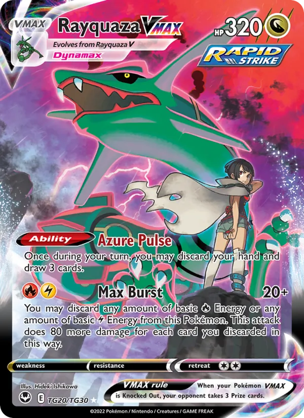 Rayquaza VMAX TG20 · Silver Tempest Trainer Gallery