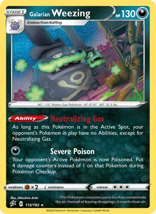 Galarian Weezing 113 · Rebel Clash