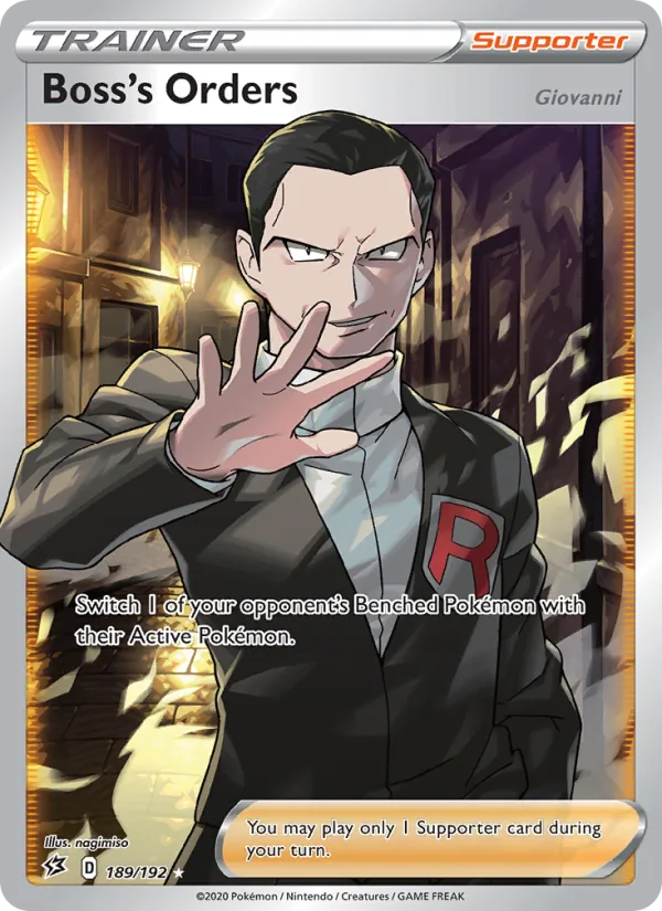 Boss's Orders (Giovanni) 189 · Rebel Clash