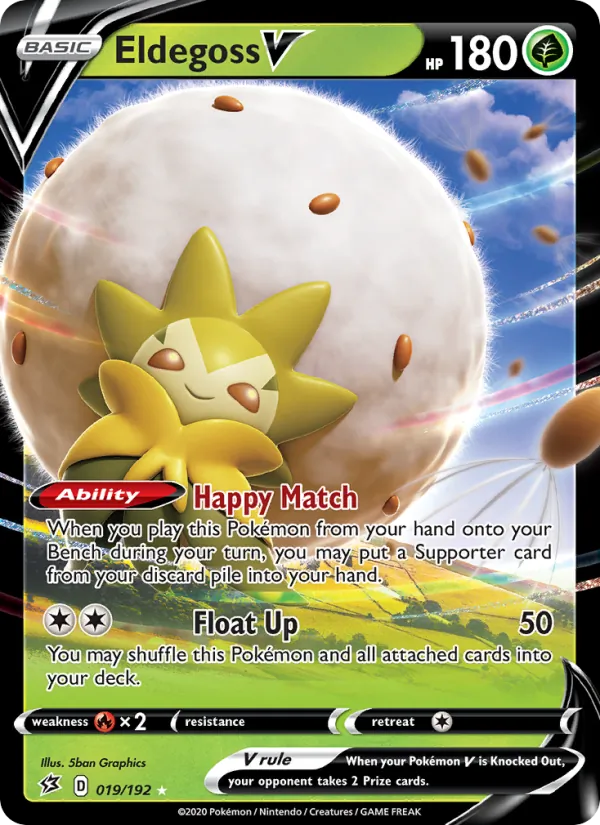 Eldegoss V 19 · Rebel Clash