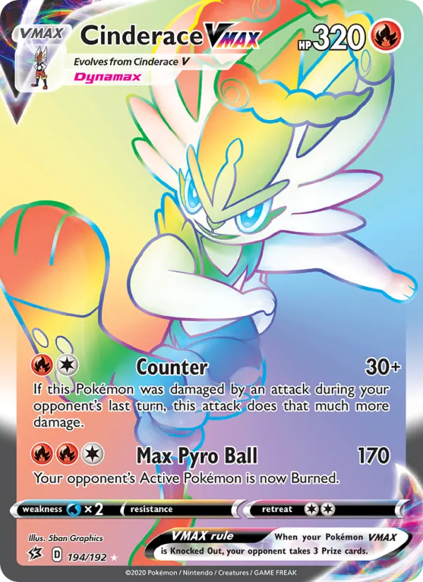 Cinderace VMAX 194 · Rebel Clash