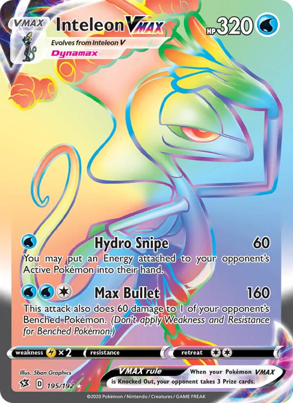 Inteleon VMAX 195 · Rebel Clash