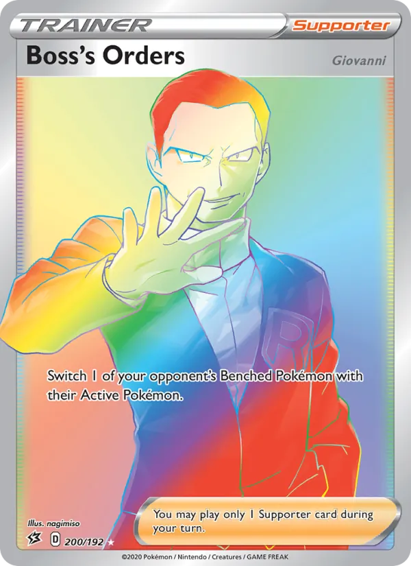 Boss's Orders (Giovanni) 200 · Rebel Clash