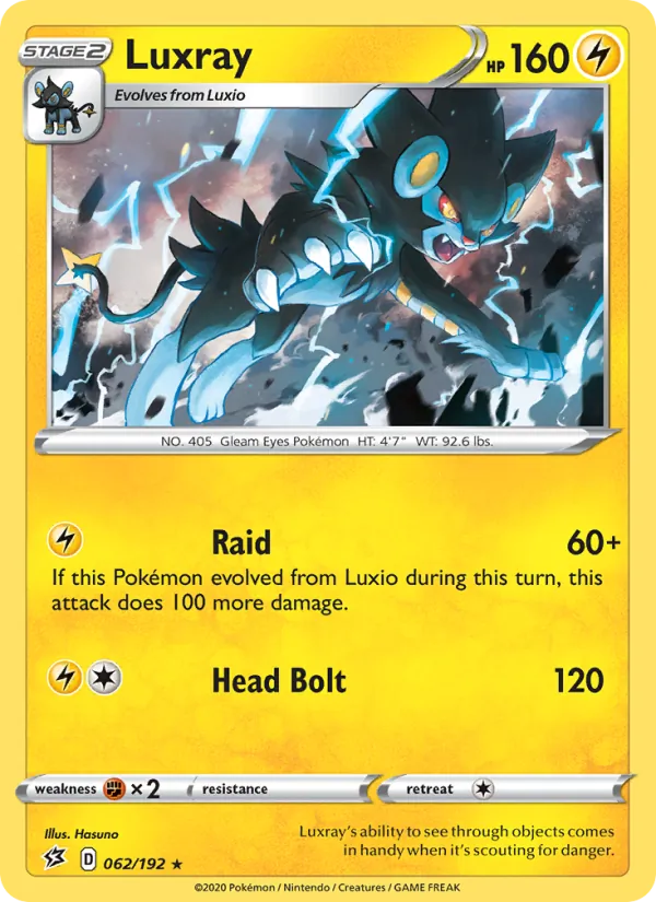 Luxray 62 · Rebel Clash