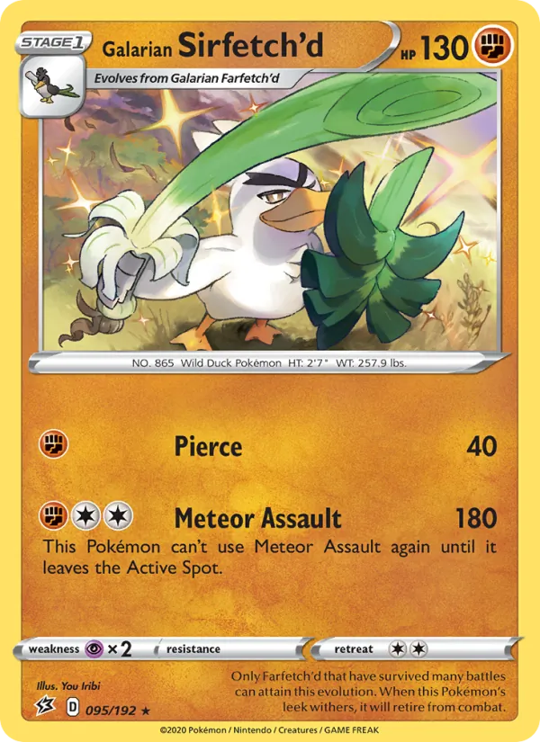 Galarian Sirfetch'd 95 · Rebel Clash