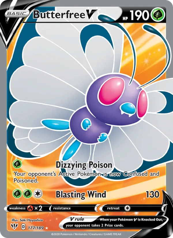 Butterfree V 177 · Darkness Ablaze