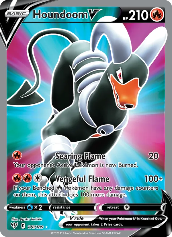 Houndoom V 178 · Darkness Ablaze