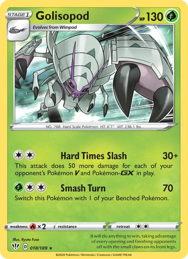 Golisopod 18 · Darkness Ablaze
