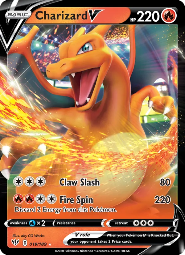 Charizard V 19 · Darkness Ablaze