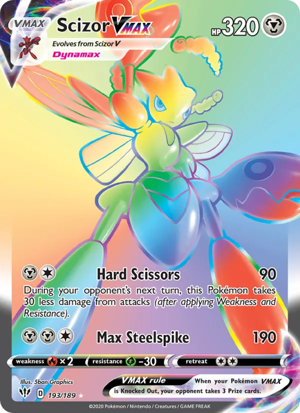 Scizor VMAX 193 · Darkness Ablaze
