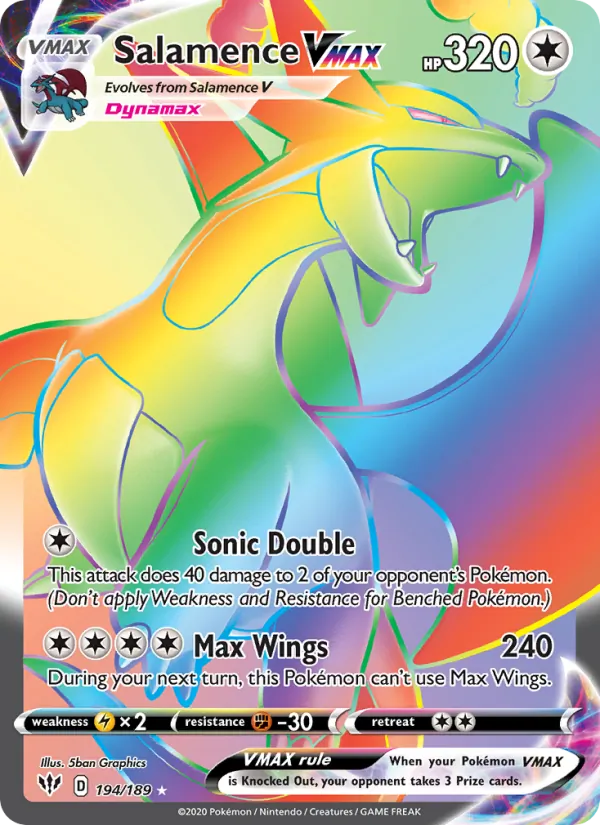 Salamence VMAX 194 · Darkness Ablaze