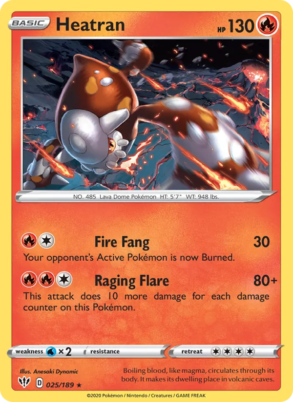 Heatran 25 · Darkness Ablaze