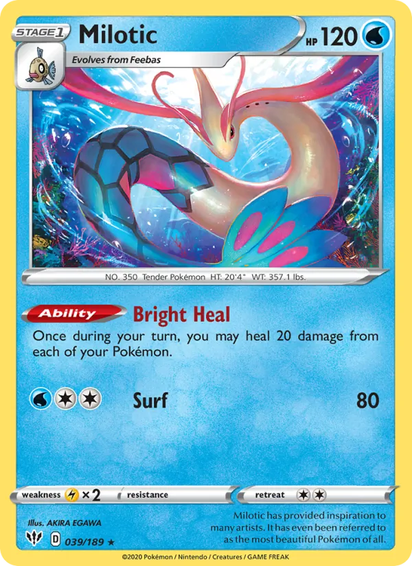 Milotic 39 · Darkness Ablaze