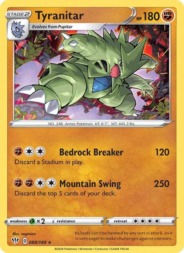 Tyranitar 88 · Darkness Ablaze