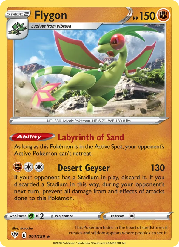 Flygon 91 · Darkness Ablaze