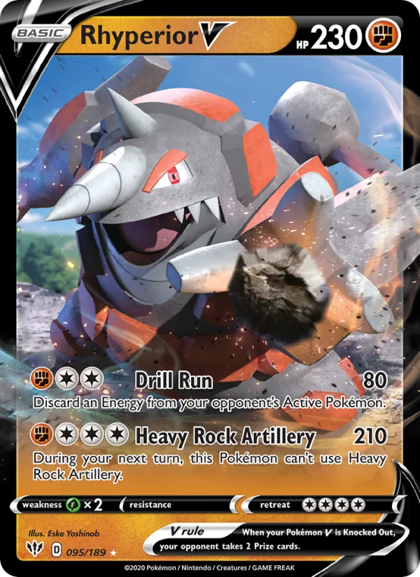 Rhyperior V 95 · Darkness Ablaze