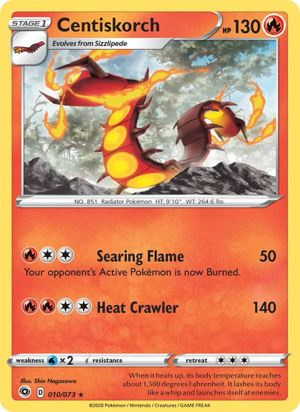 Centiskorch 10 · Champion's Path