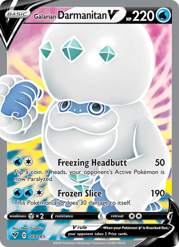 Galarian Darmanitan V 169 · Vivid Voltage