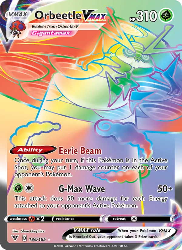 Orbeetle VMAX 186 · Vivid Voltage