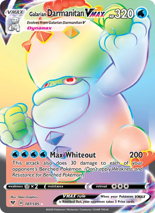Galarian Darmanitan VMAX 187 · Vivid Voltage