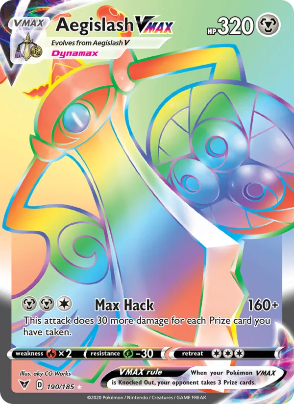 Aegislash VMAX 190 · Vivid Voltage