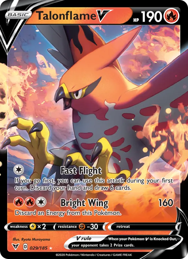 Talonflame V 29 · Vivid Voltage