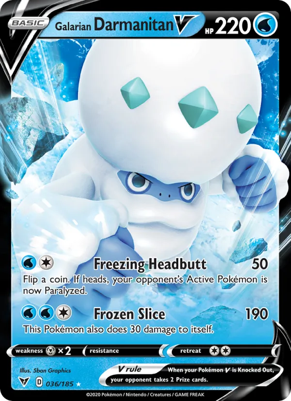 Galarian Darmanitan V 36 · Vivid Voltage