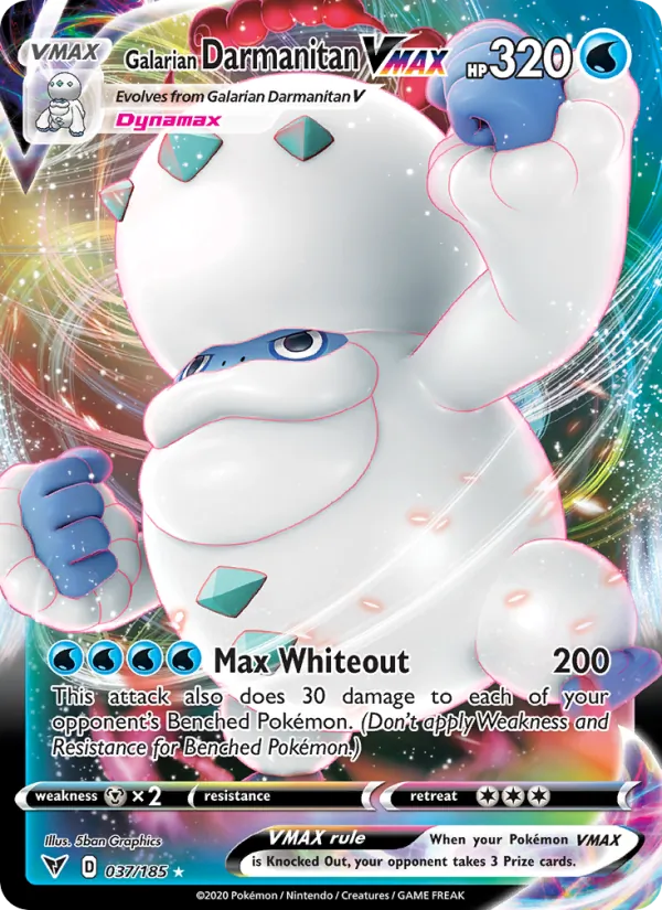 Galarian Darmanitan VMAX 37 · Vivid Voltage