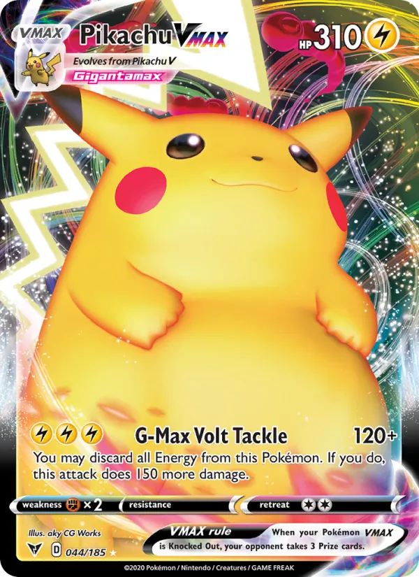 Pikachu VMAX 44 · Vivid Voltage