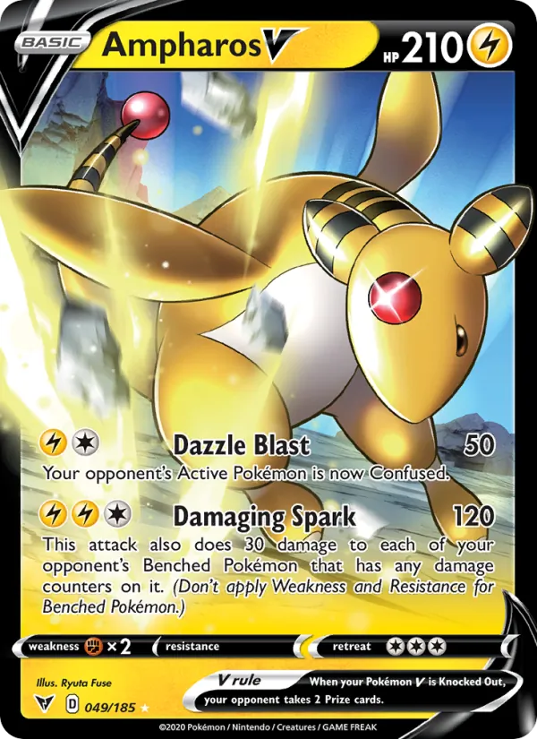 Ampharos V 49 · Vivid Voltage