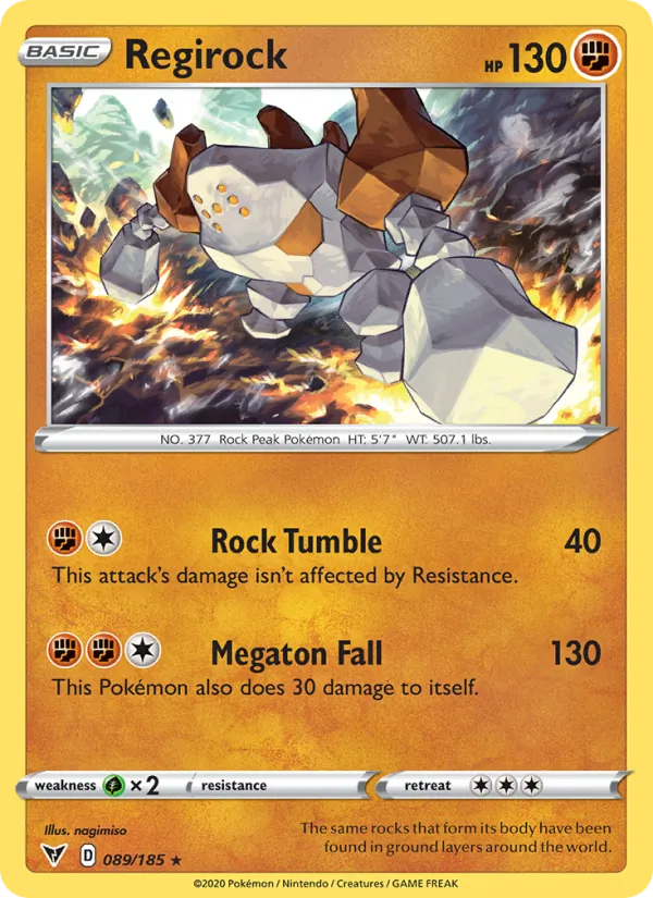 Regirock 89 · Vivid Voltage