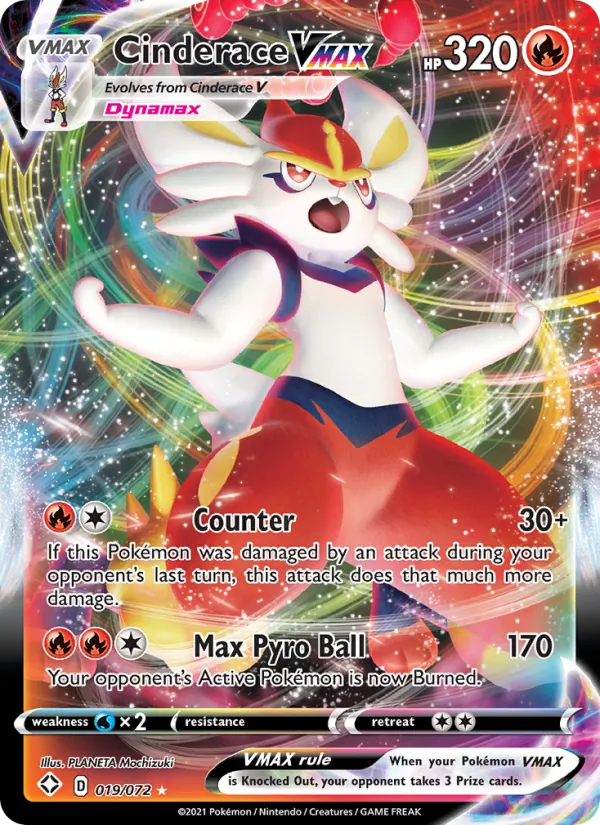 Cinderace VMAX 19 · Shining Fates