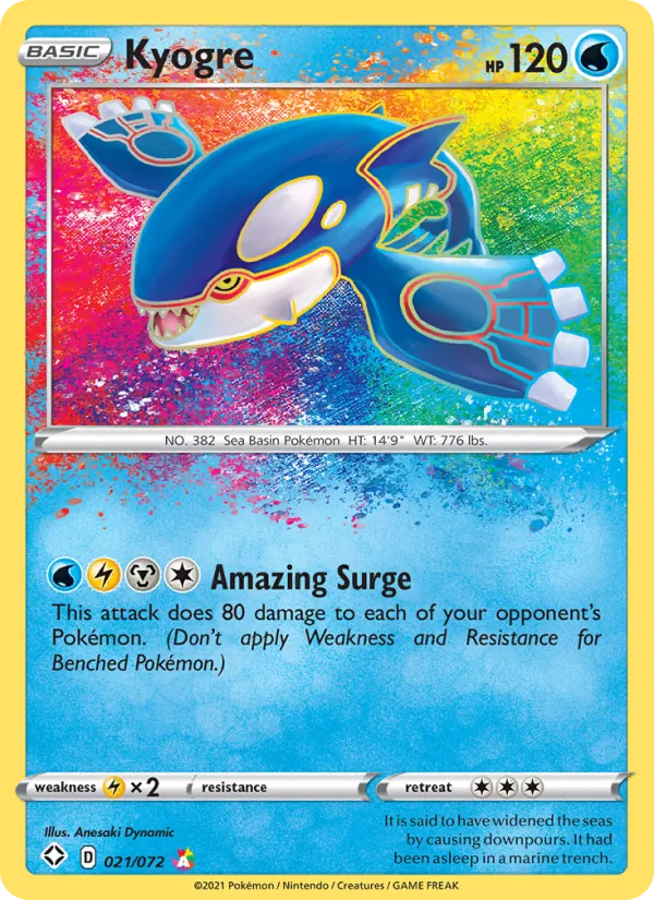 Kyogre 21 · Shining Fates