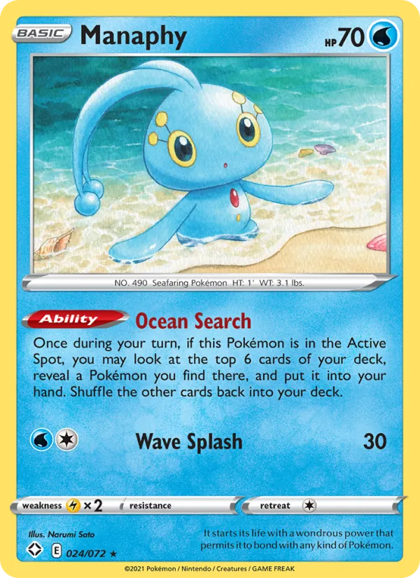 Manaphy 24 · Shining Fates