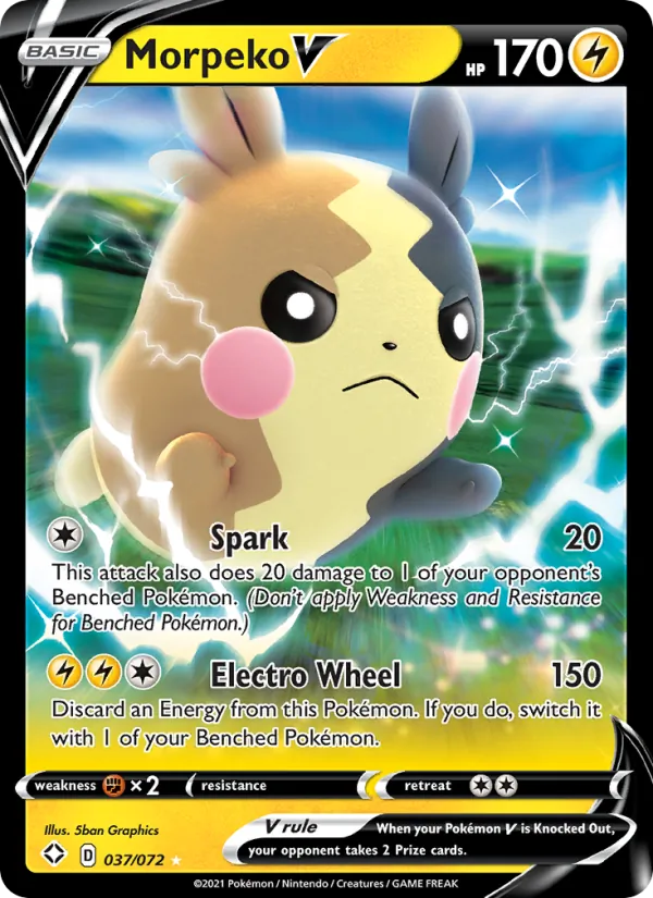 Morpeko V 37 · Shining Fates