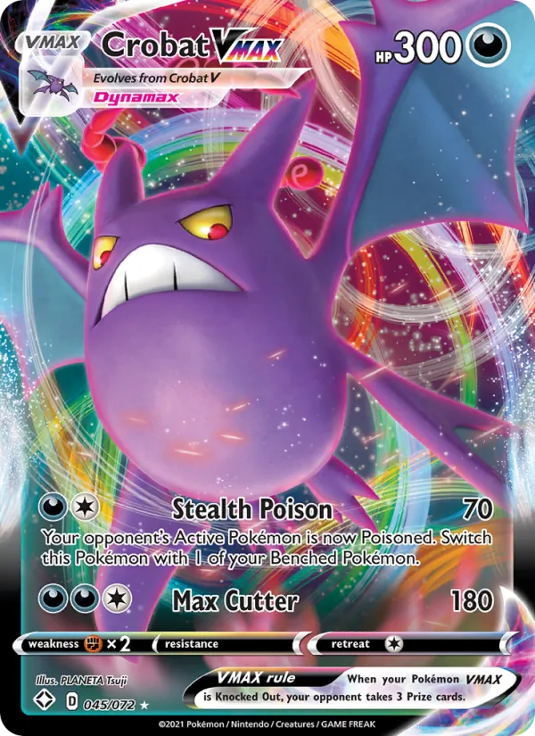Crobat VMAX 45 · Shining Fates