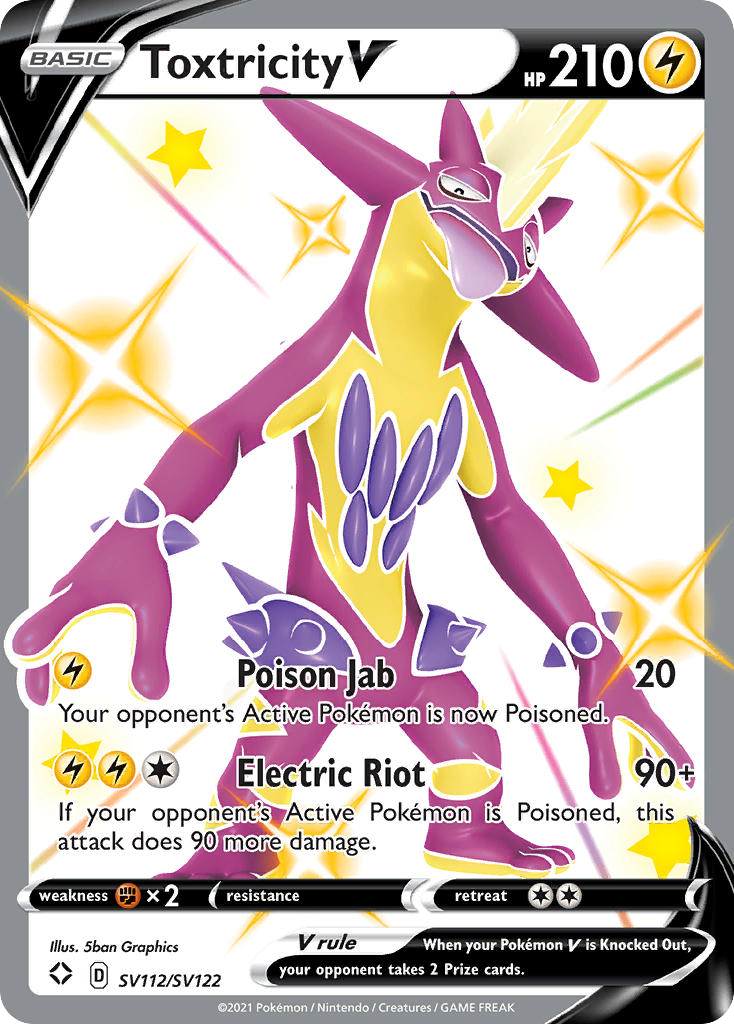 Toxtricity V SV112 · Shining Fates Shiny Vault