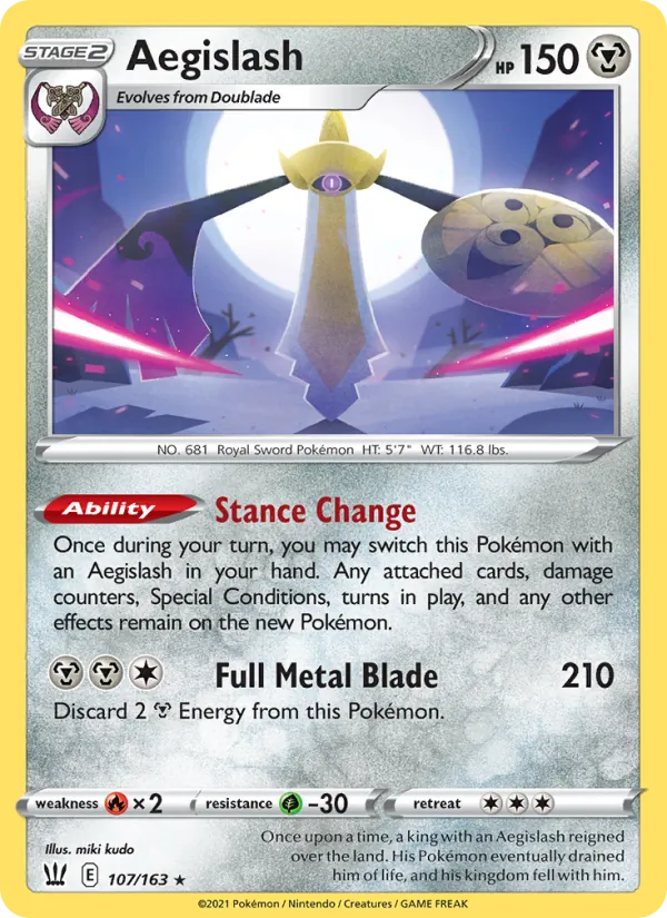 Aegislash 107 · Battle Styles