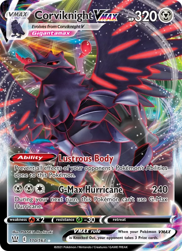 Corviknight VMAX 110 · Battle Styles