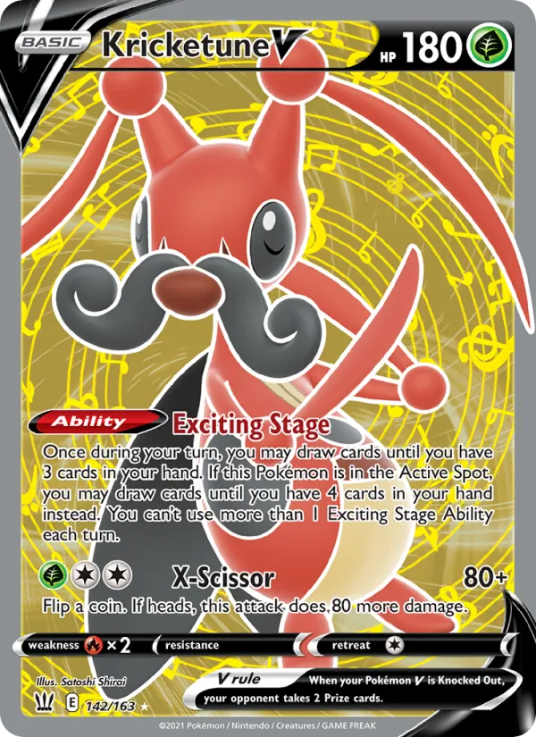 Kricketune V 142 · Battle Styles