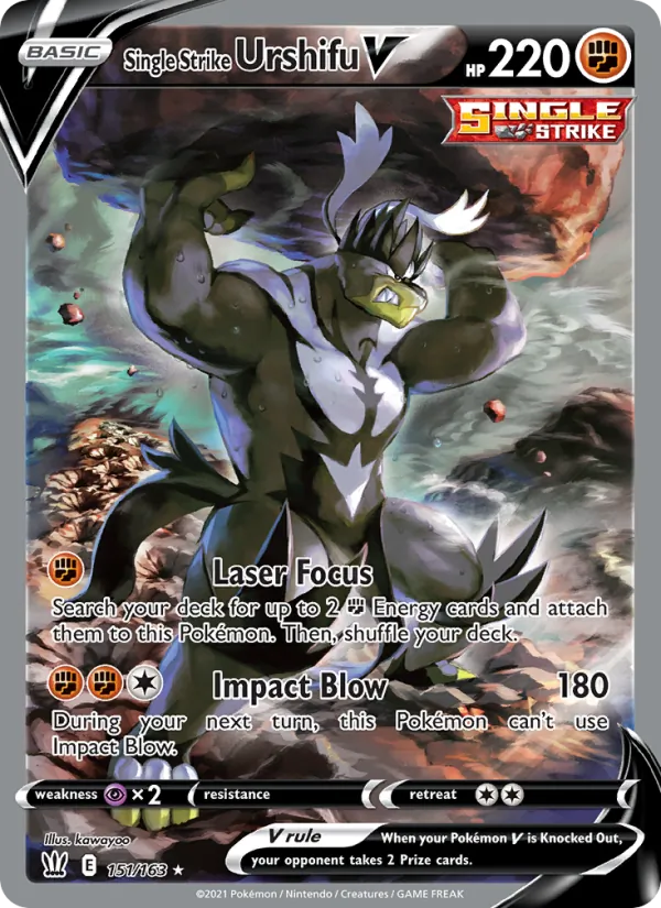 Single Strike Urshifu V 151 · Battle Styles