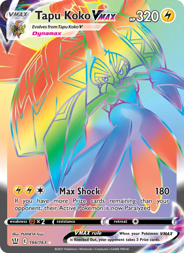 Tapu Koko VMAX 166 · Battle Styles