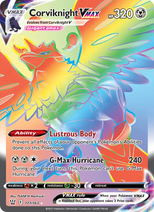 Corviknight VMAX 171 · Battle Styles