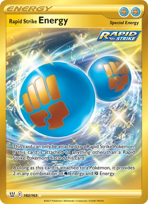 Rapid Strike Energy 182 · Battle Styles