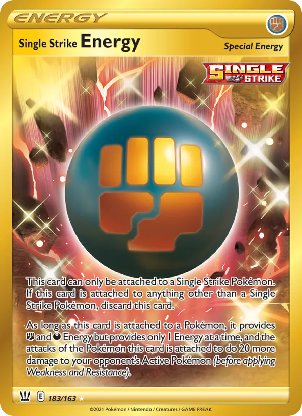 Single Strike Energy 183 · Battle Styles