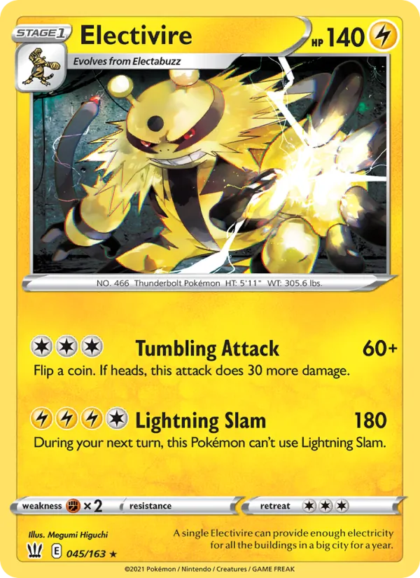 Electivire 45 · Battle Styles